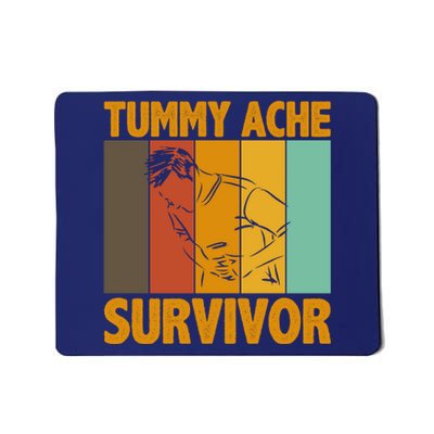 Tummy Ache Survivor Vintage Mousepad