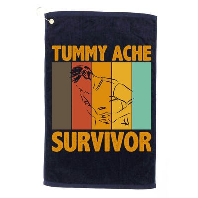 Tummy Ache Survivor Vintage Golf Towel
