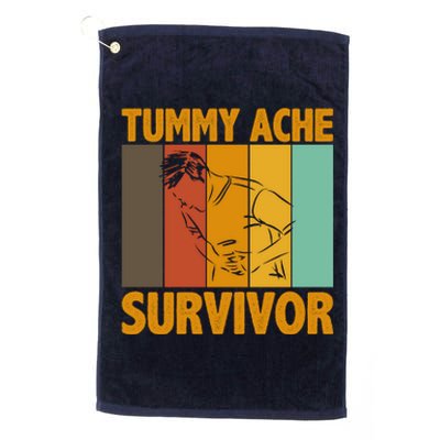 Tummy Ache Survivor Vintage Platinum Collection Golf Towel