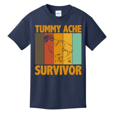 Tummy Ache Survivor Vintage Kids T-Shirt