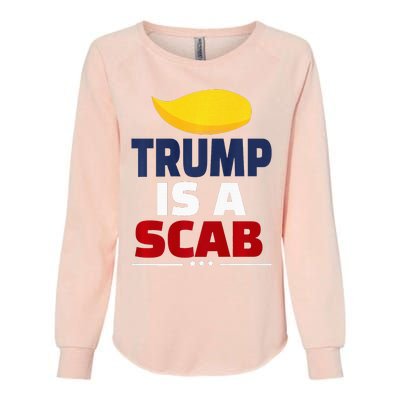 Trump’S A Scab Trump Is A Scab Premium Womens California Wash Sweatshirt