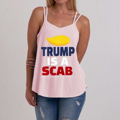 Trump’S A Scab Trump Is A Scab Premium Women's Strappy Tank