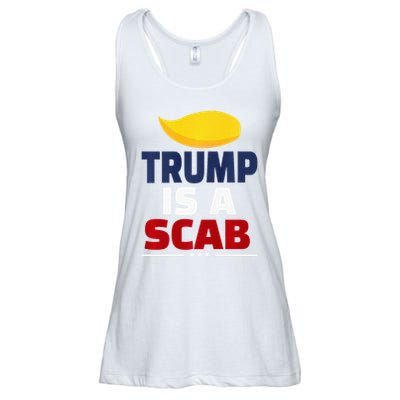 Trump’S A Scab Trump Is A Scab Premium Ladies Essential Flowy Tank