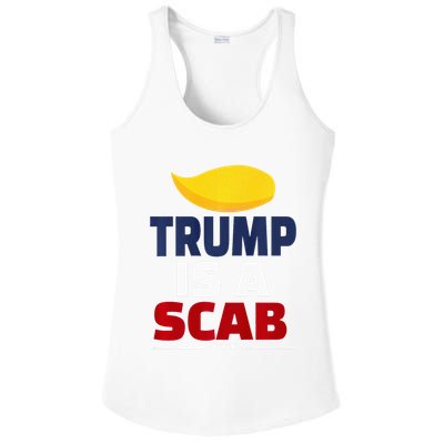 Trump’S A Scab Trump Is A Scab Premium Ladies PosiCharge Competitor Racerback Tank