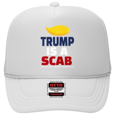 Trump’S A Scab Trump Is A Scab Premium Trucker Hat