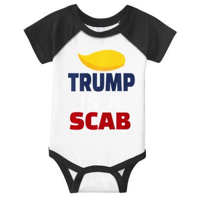 Trump’S A Scab Trump Is A Scab Premium Infant Baby Jersey Bodysuit