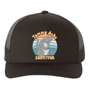 Tummy Ache Survivor Cat Yupoong Adult 5-Panel Trucker Hat