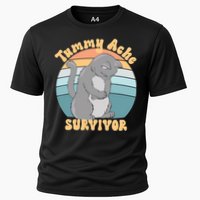 Tummy Ache Survivor Cat Cooling Performance Crew T-Shirt
