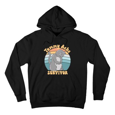 Tummy Ache Survivor Cat Hoodie