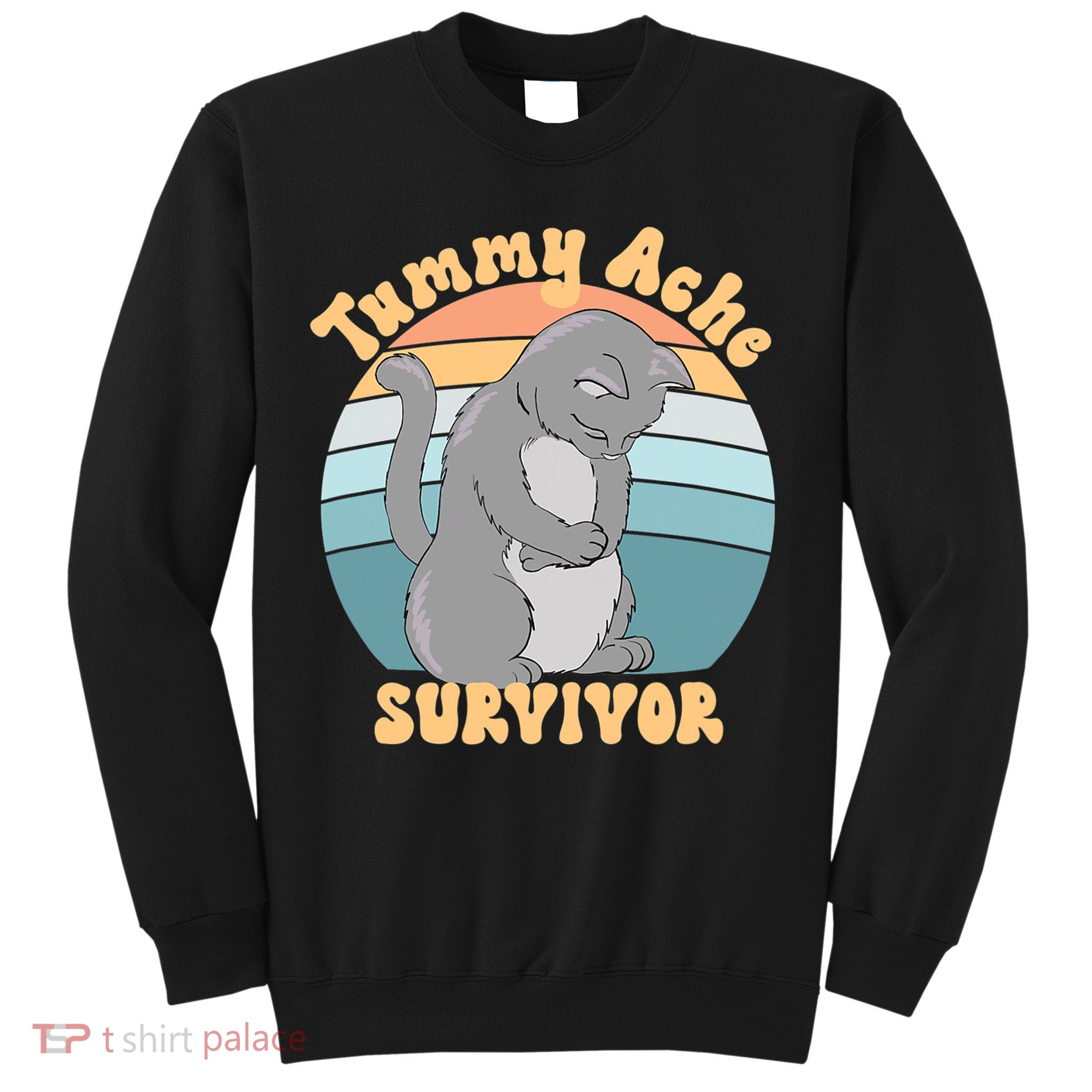 Tummy Ache Survivor Cat Sweatshirt