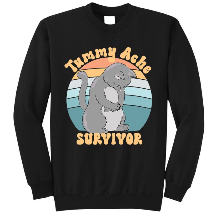 Tummy Ache Survivor Cat Sweatshirt