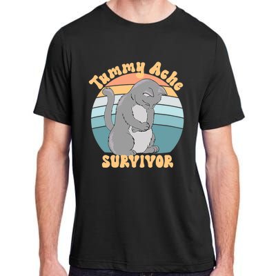 Tummy Ache Survivor Cat Adult ChromaSoft Performance T-Shirt