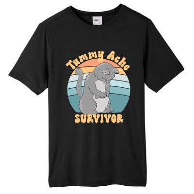 Tummy Ache Survivor Cat Tall Fusion ChromaSoft Performance T-Shirt