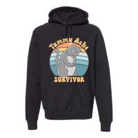 Tummy Ache Survivor Cat Premium Hoodie