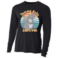 Tummy Ache Survivor Cat Cooling Performance Long Sleeve Crew