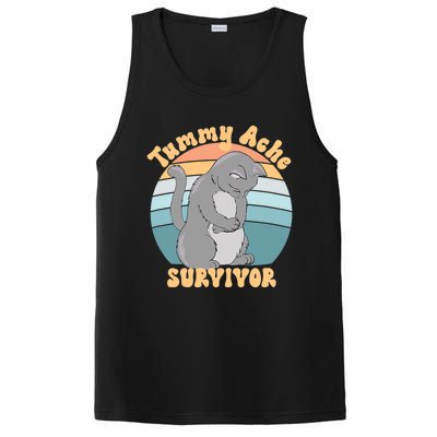 Tummy Ache Survivor Cat PosiCharge Competitor Tank