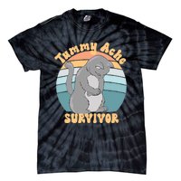 Tummy Ache Survivor Cat Tie-Dye T-Shirt