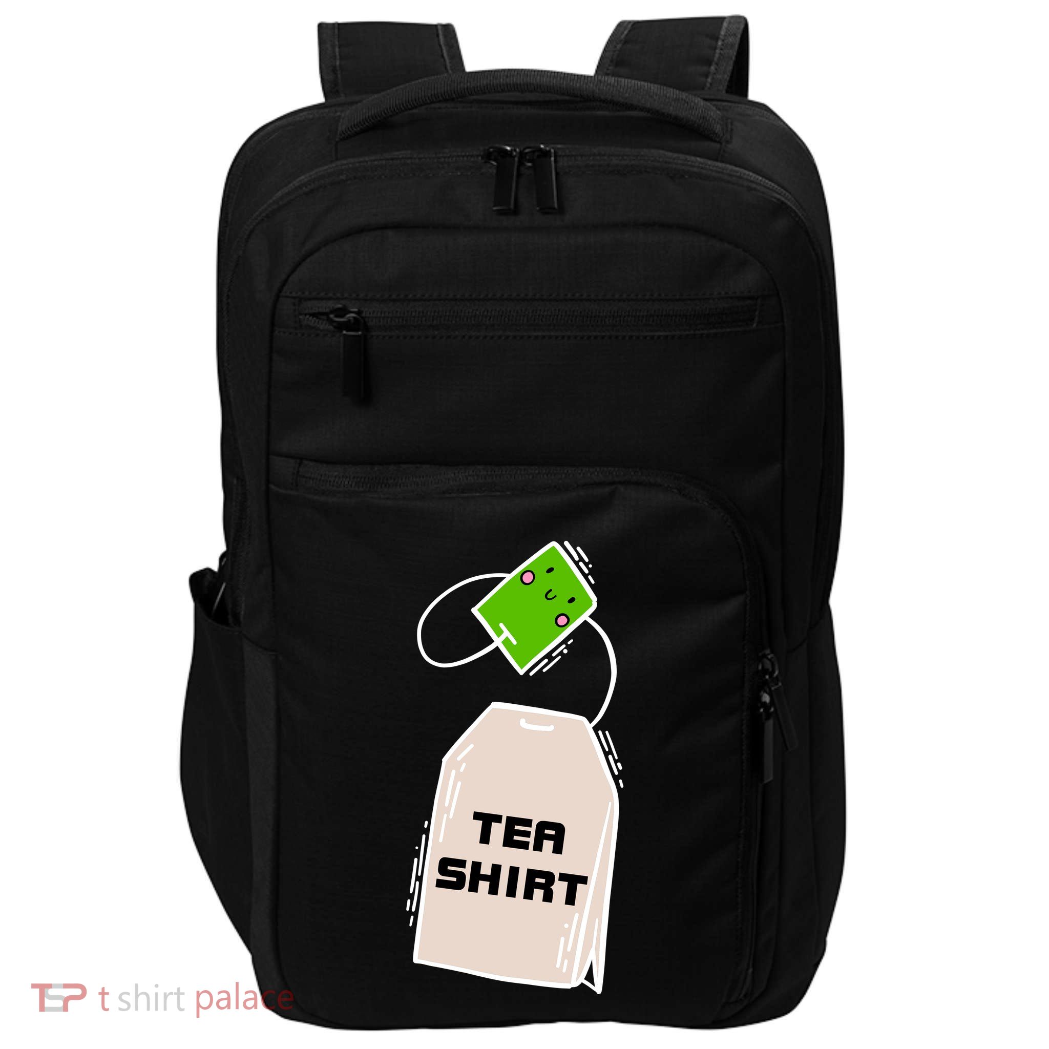 Tea Shirt Cute Tea Bag Impact Tech Backpack