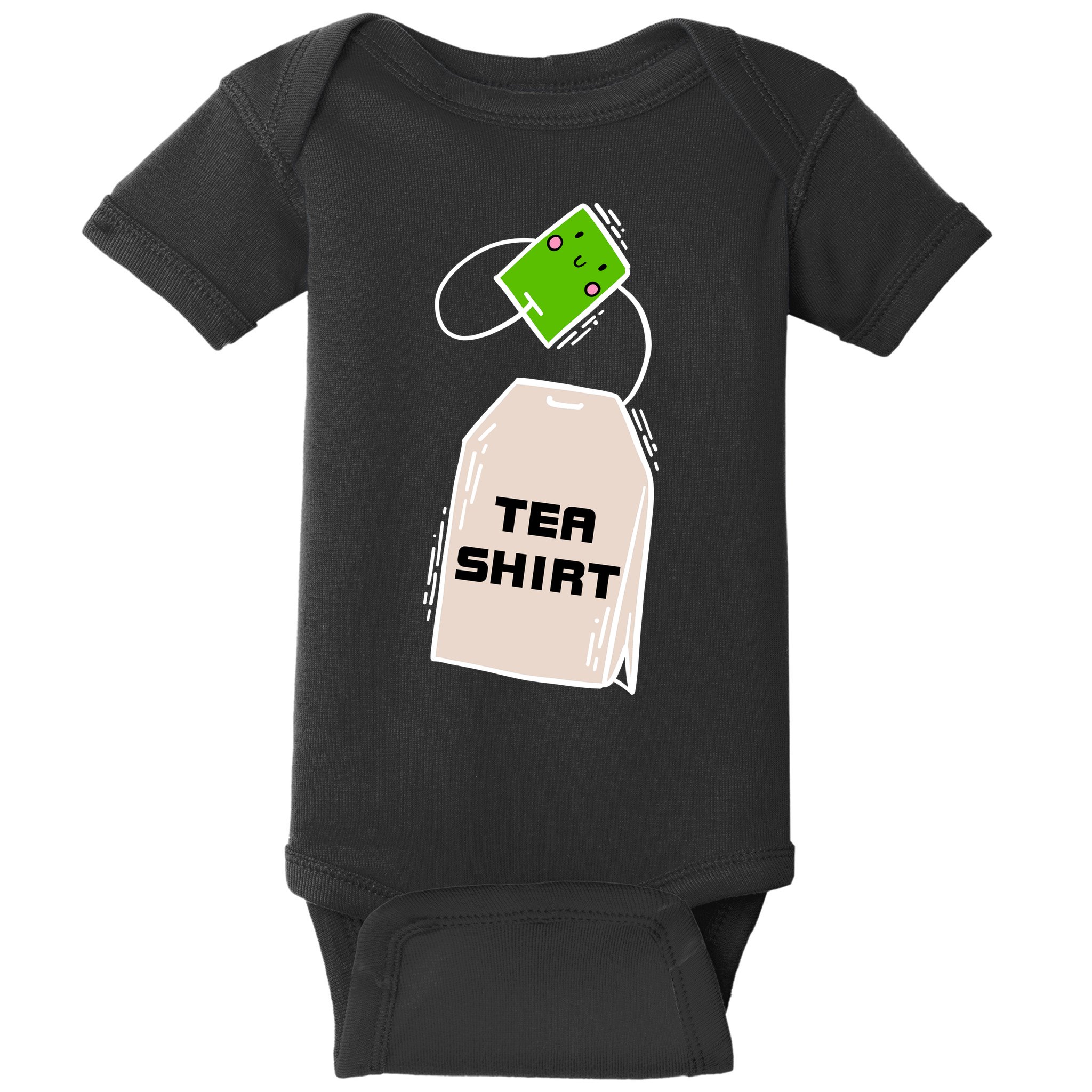 Tea Shirt Cute Tea Bag Baby Bodysuit