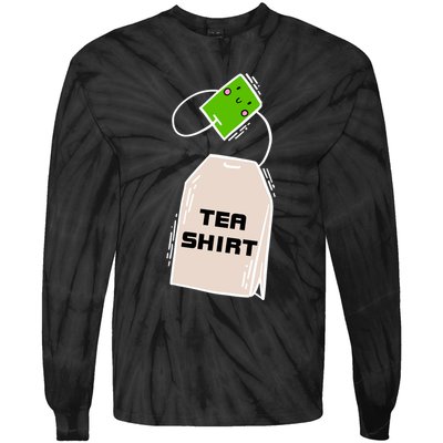 Tea Shirt Cute Tea Bag Tie-Dye Long Sleeve Shirt