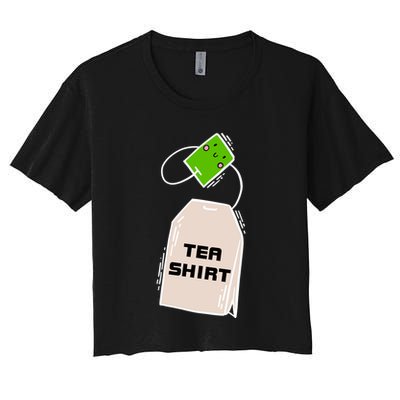 Tea Shirt Cute Tea Bag Crop Top