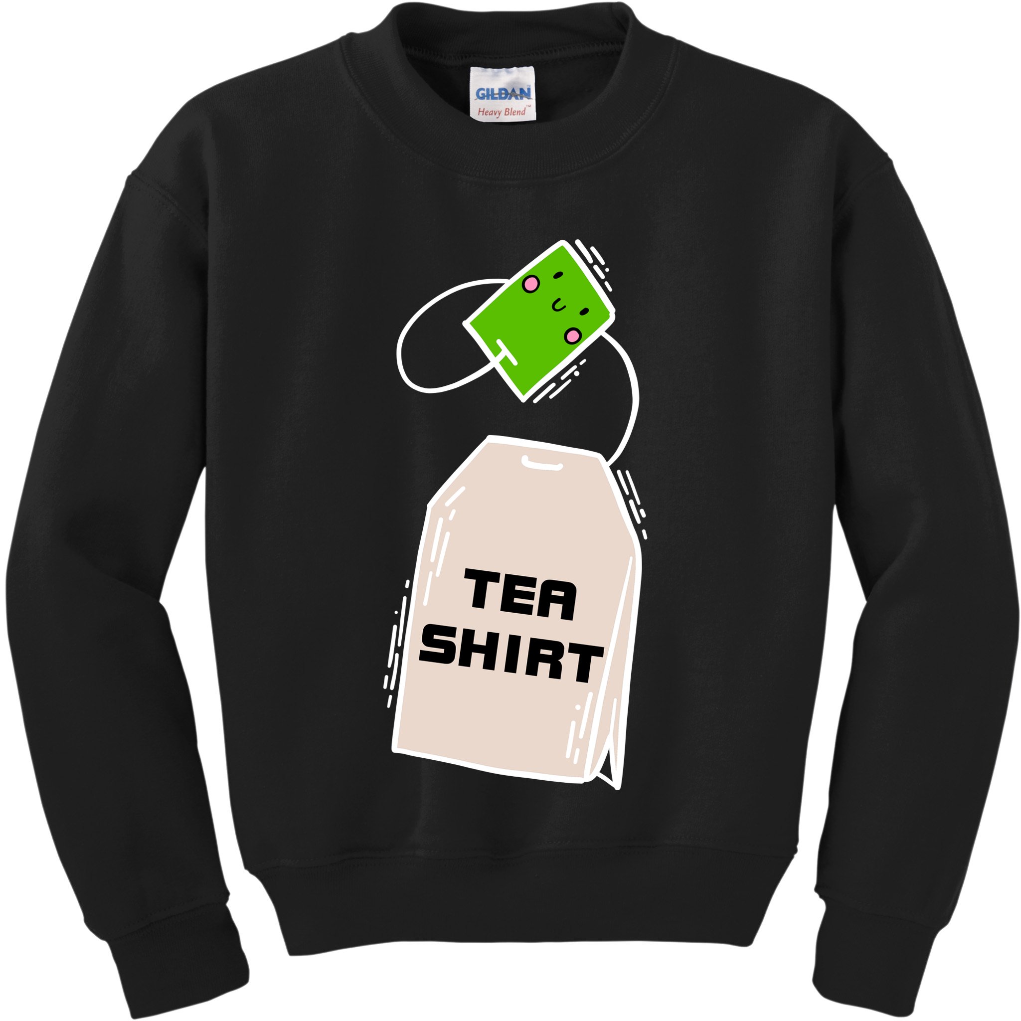 Tea Shirt Cute Tea Bag Kids Sweatshirt