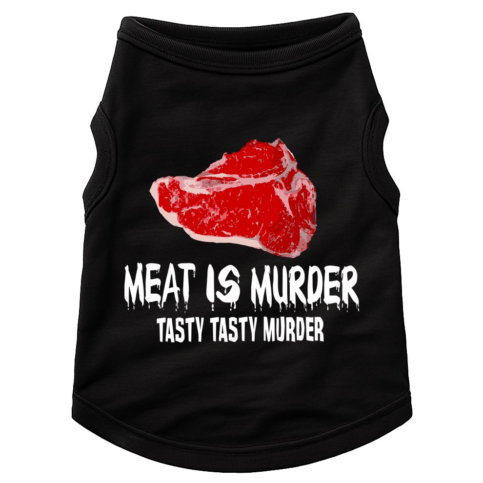 Tasty Meat Is Murder Doggie Tank