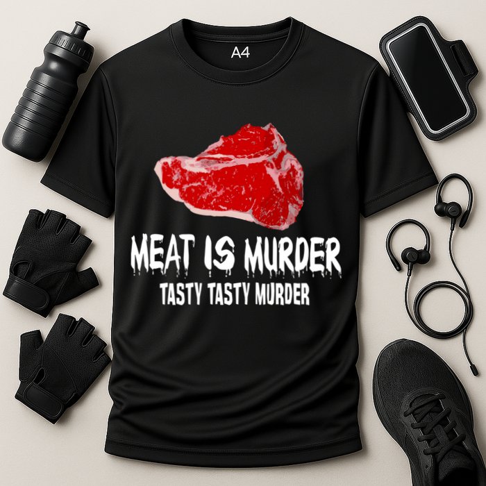 Tasty Meat Is Murder Cooling Performance Crew T-Shirt