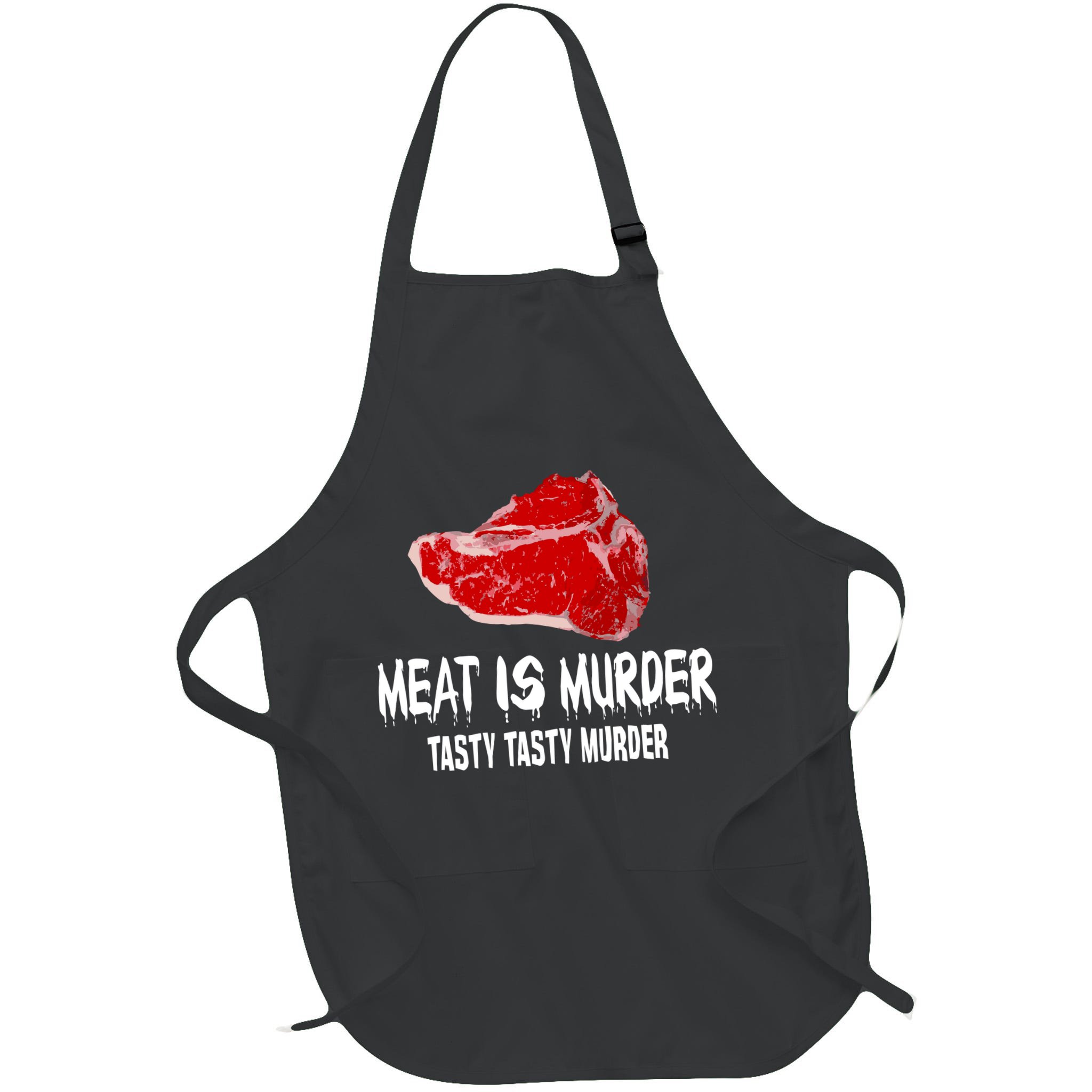 Tasty Meat Is Murder Apron
