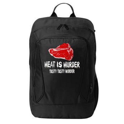 Tasty Meat Is Murder City Backpack