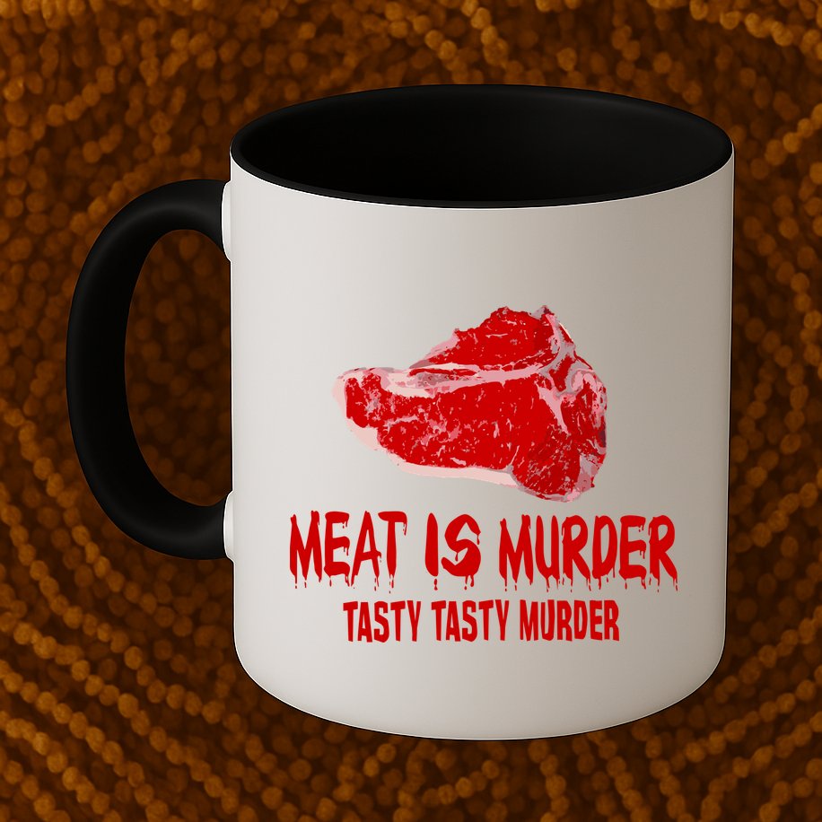 Tasty Meat Is Murder Mug