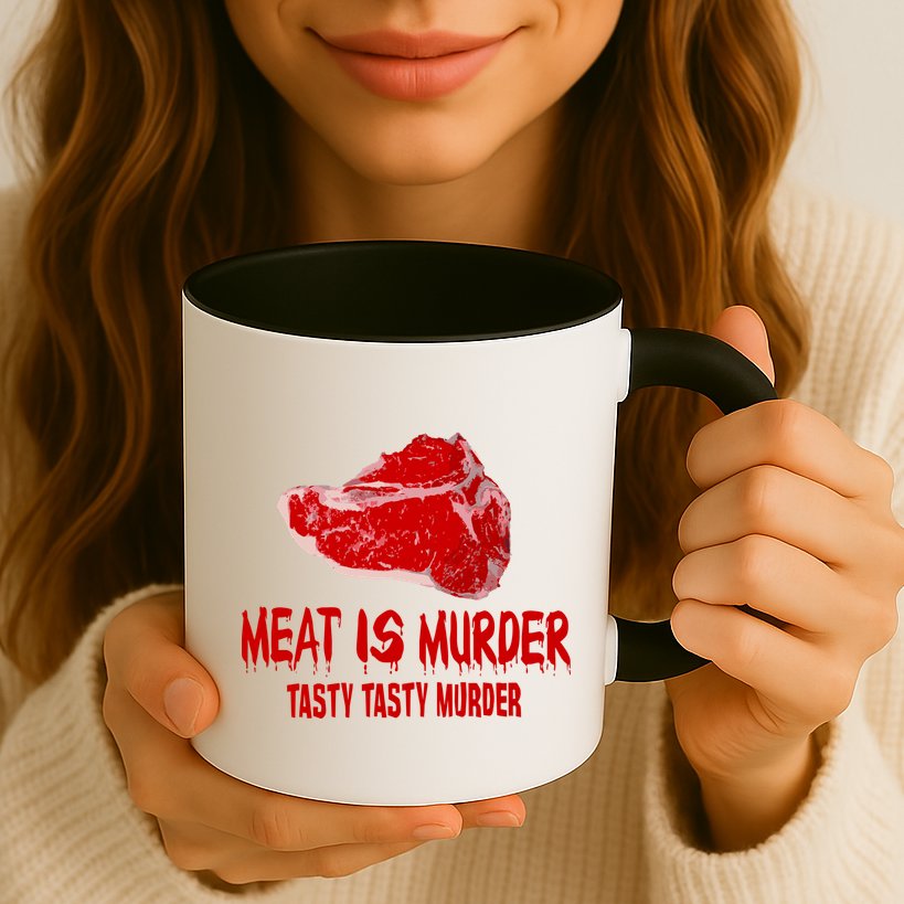 Tasty Meat Is Murder Mug