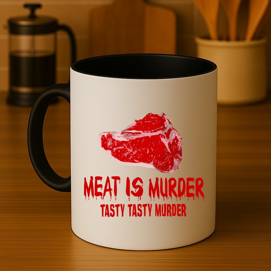 Tasty Meat Is Murder Mug