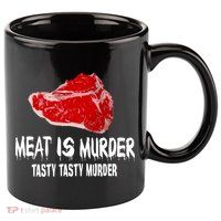 Tasty Meat Is Murder 11oz C Handle Ceramic Mug