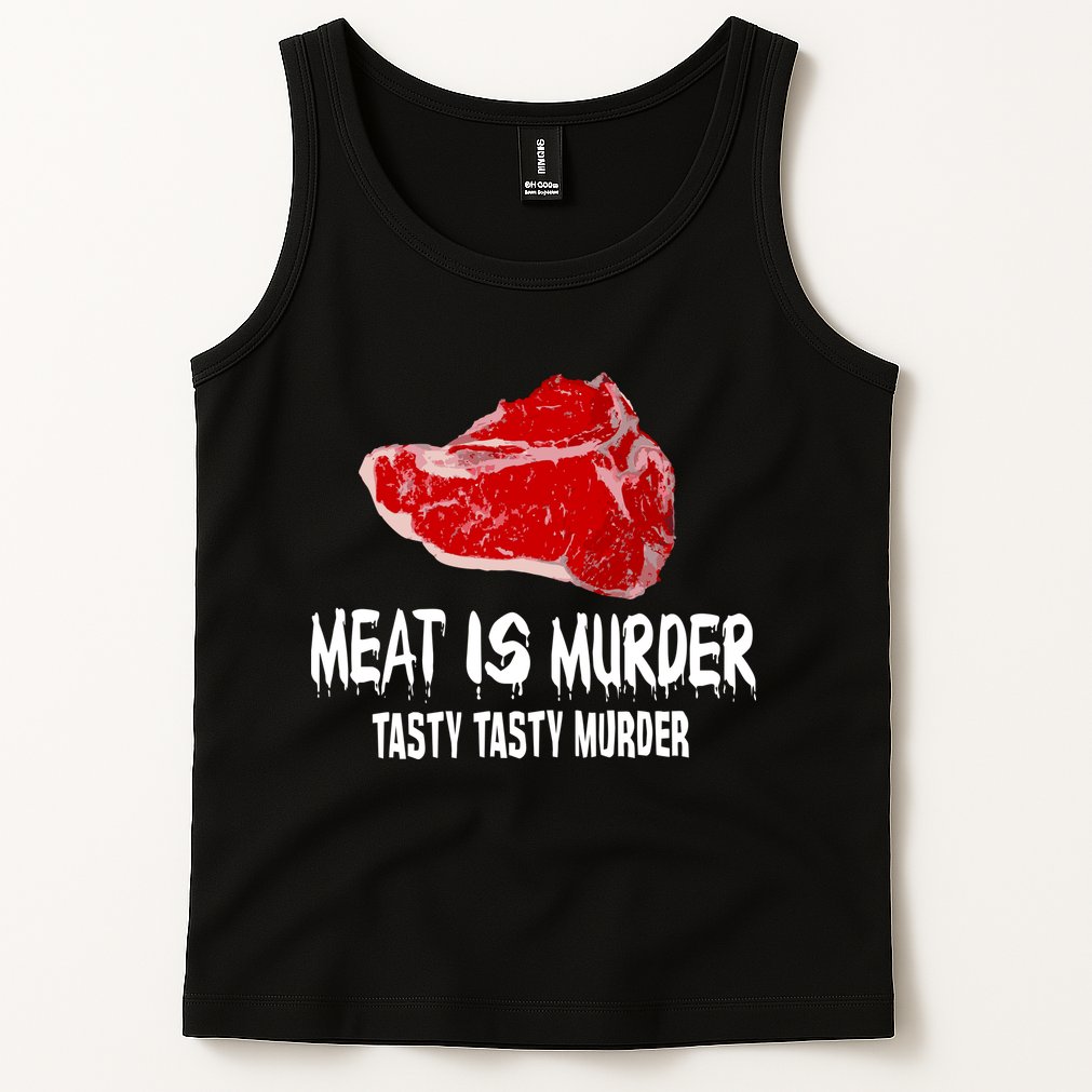 Tasty Meat Is Murder Tank Top