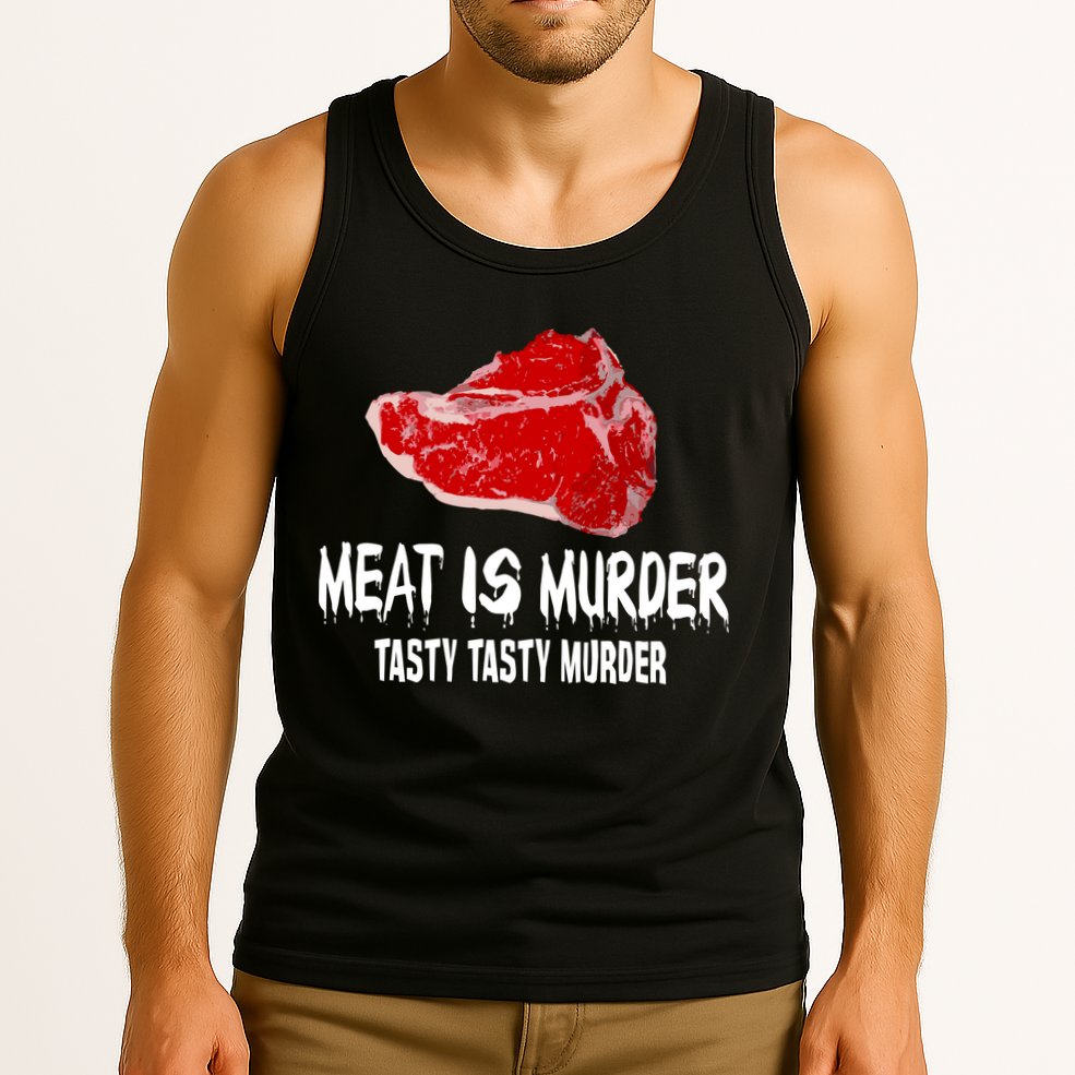 Tasty Meat Is Murder Tank Top