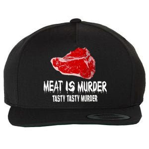 Tasty Meat Is Murder Wool Snapback Cap