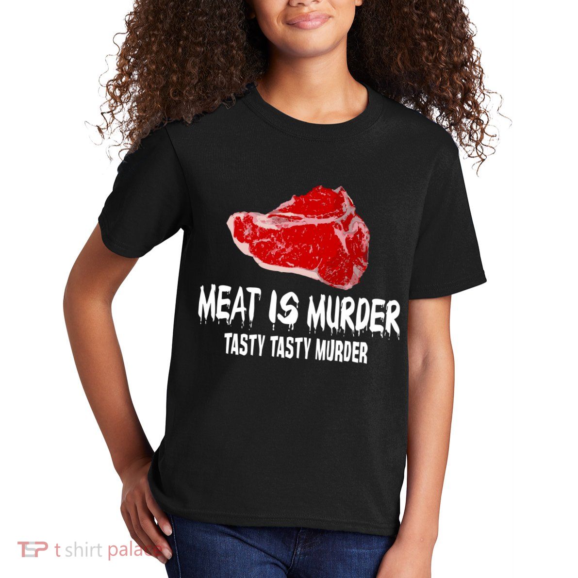 Tasty Meat Is Murder Kids T-Shirt
