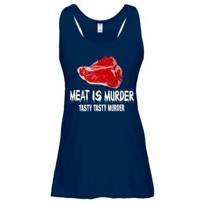 Tasty Meat Is Murder Ladies Essential Flowy Tank