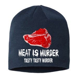 Tasty Meat Is Murder Sustainable Beanie