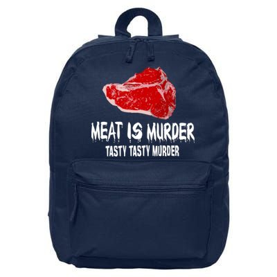 Tasty Meat Is Murder 16 in Basic Backpack