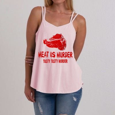 Tasty Meat Is Murder Women's Strappy Tank