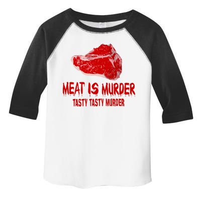 Tasty Meat Is Murder Toddler Fine Jersey T-Shirt