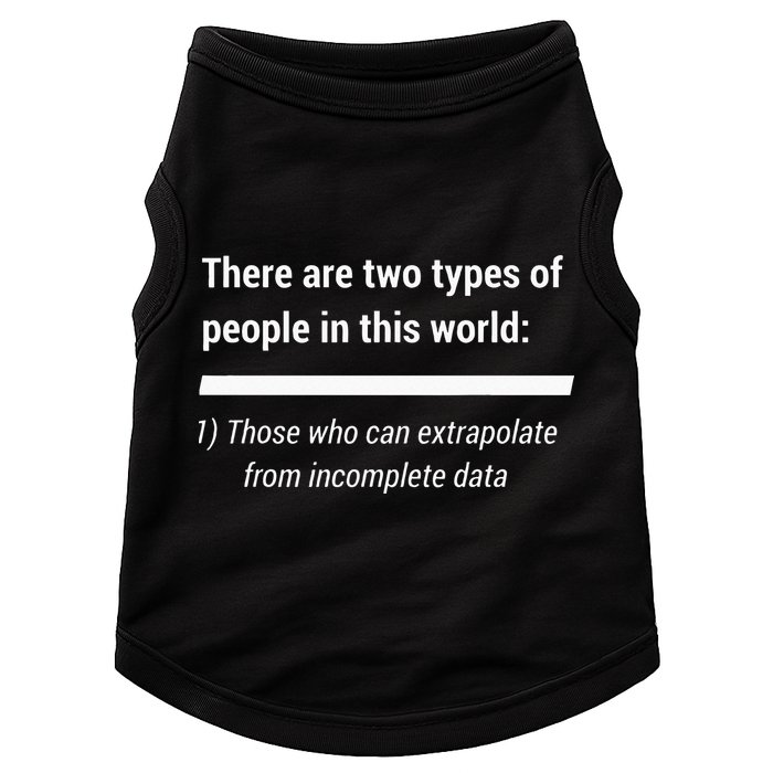 There Are Two Types Of People Extrapolate Incomplete Data Doggie Tank