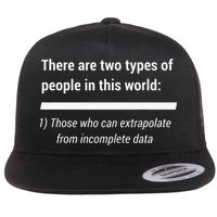 There Are Two Types Of People Extrapolate Incomplete Data Flatbill Hat