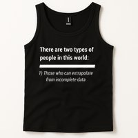 There Are Two Types Of People Extrapolate Incomplete Data Tank Top