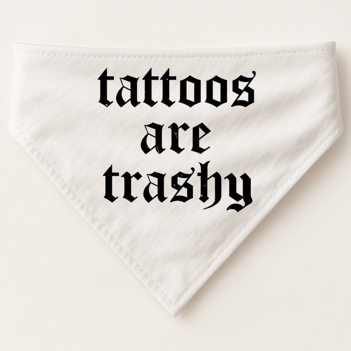 Tattoos Are Trashy USA-Made Doggie Bandana