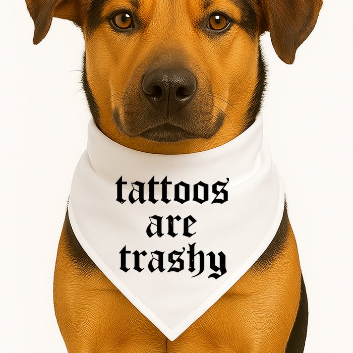 Tattoos Are Trashy USA-Made Doggie Bandana