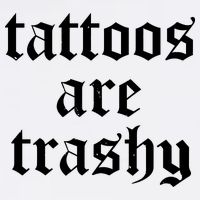 Tattoos Are Trashy USA-Made Doggie Bandana