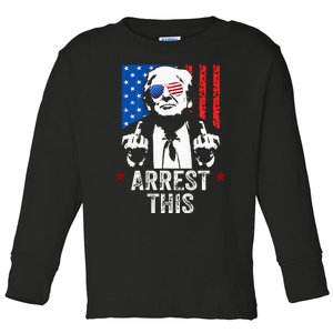 Trump Arrest This Toddler Long Sleeve Shirt